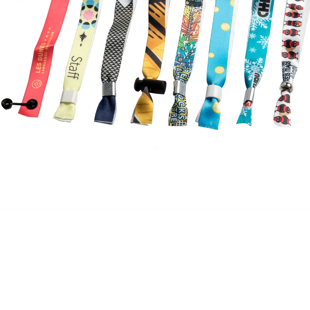 Promotional Hot Sale Sublimation Polyester Wristbands as Giveaway Gift Items