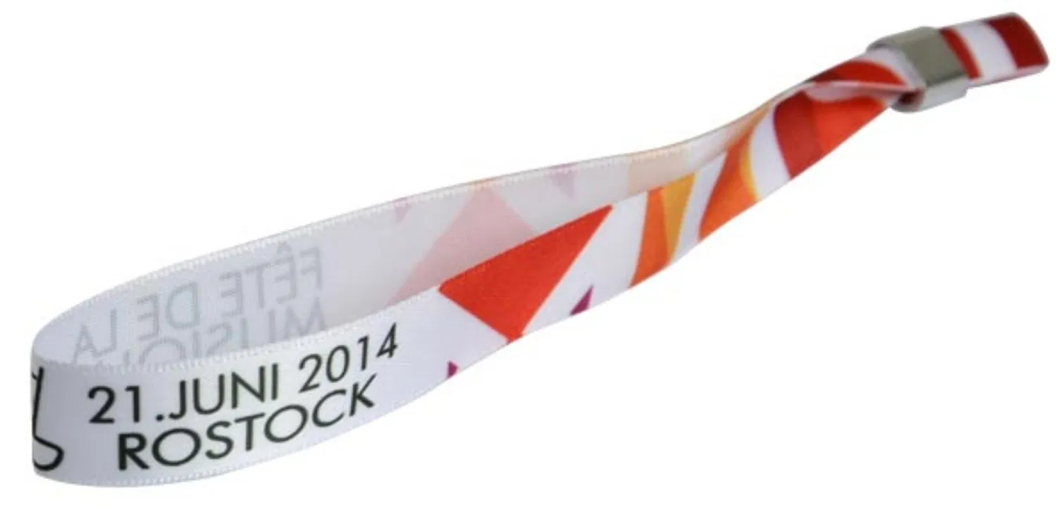 Promotional Hot Sale Sublimation Polyester Wristbands as Giveaway Gift Items